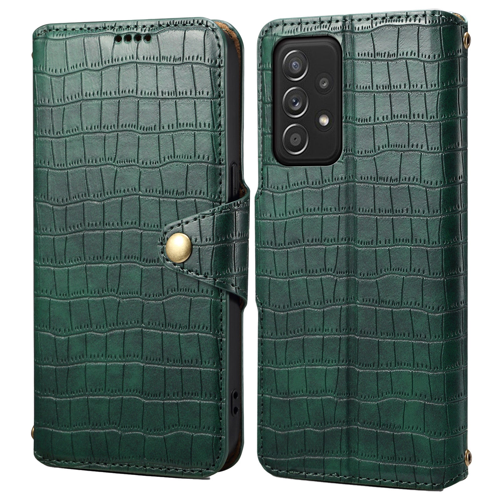 Wallet Phone Cover for Samsung Galaxy A52 4G / A52s 5G / A52 5G Leather Case with Stand Crocodile Texture Wallet Phone Cover for Samsung Galaxy A52 4G / A52s 5G / A52 5G Leather Case with Stand Crocodile Texture